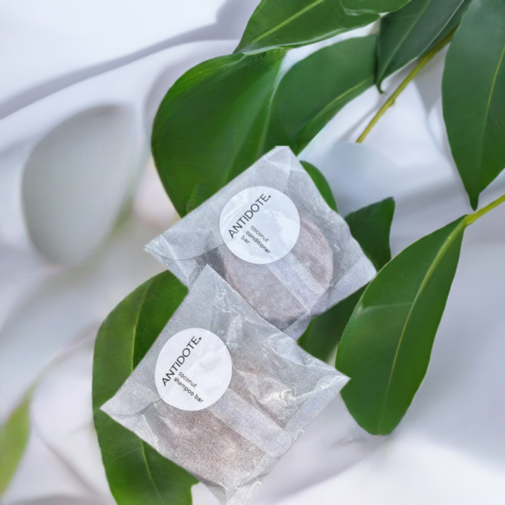 Embrace Summer with ANTIDOTE Coconut Shampoo and Conditioner Bars