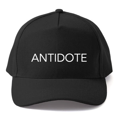ANTIDOTE Baseball Hat Black Front