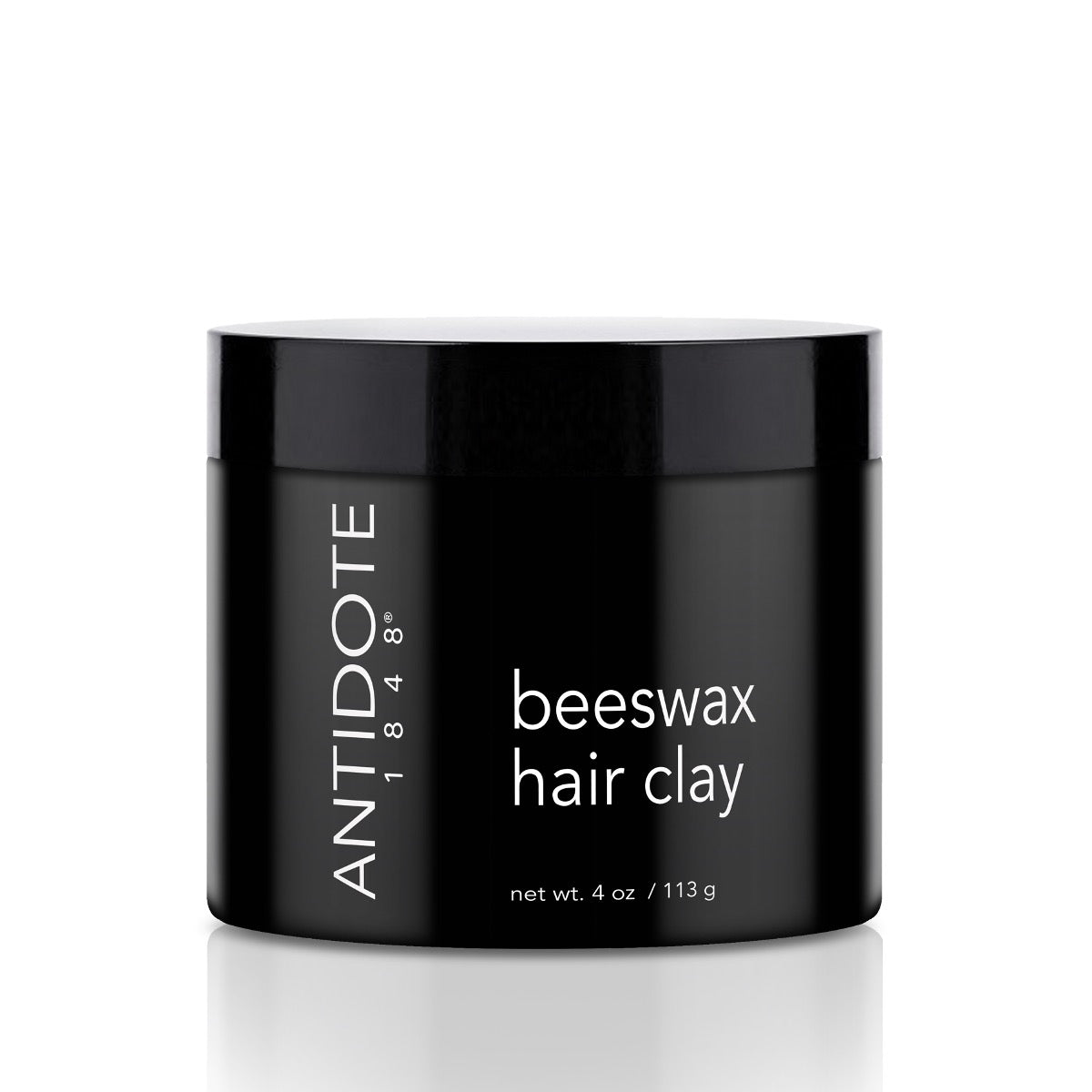 Matte finish hair clay texture with beeswax and bentonite clay