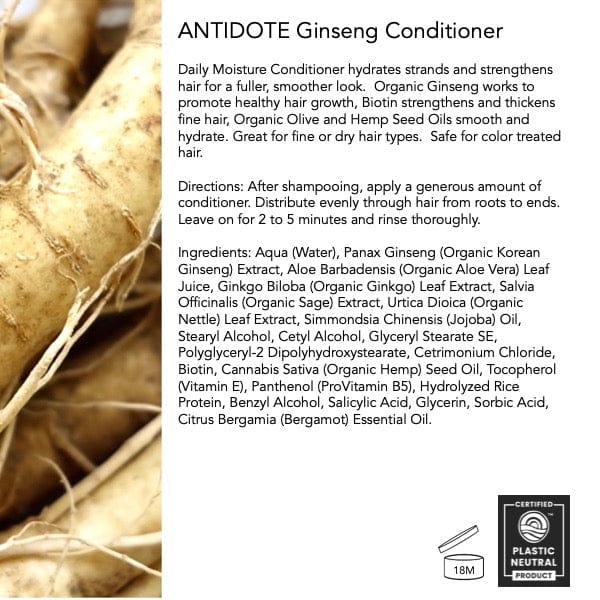 Natural conditioner with rice protein for thickening and shine